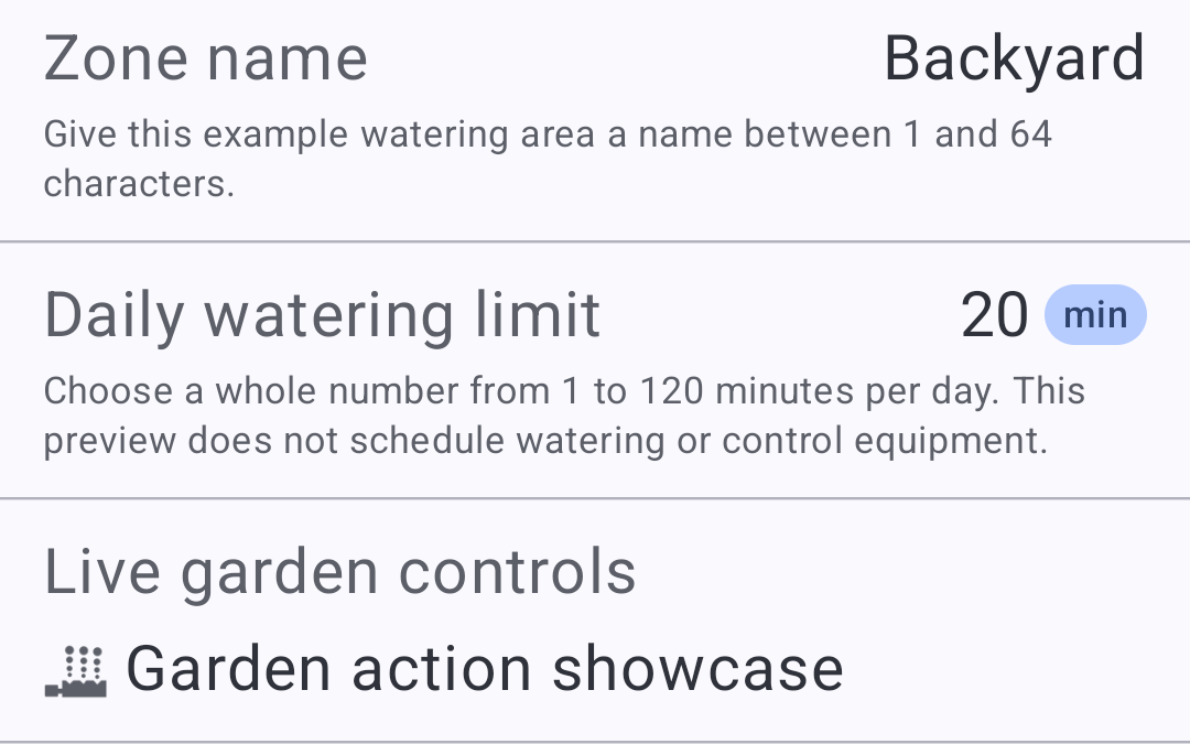 Task configuration supplies starting values and names the server endpoint.